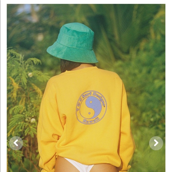 Lack of Color Terry Bucket Hat in Green - Picture 3 of 7